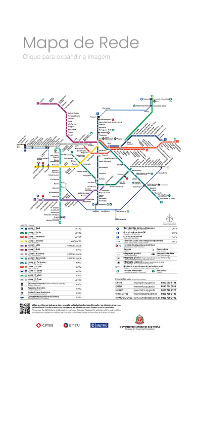 Tela Mapa de Rede